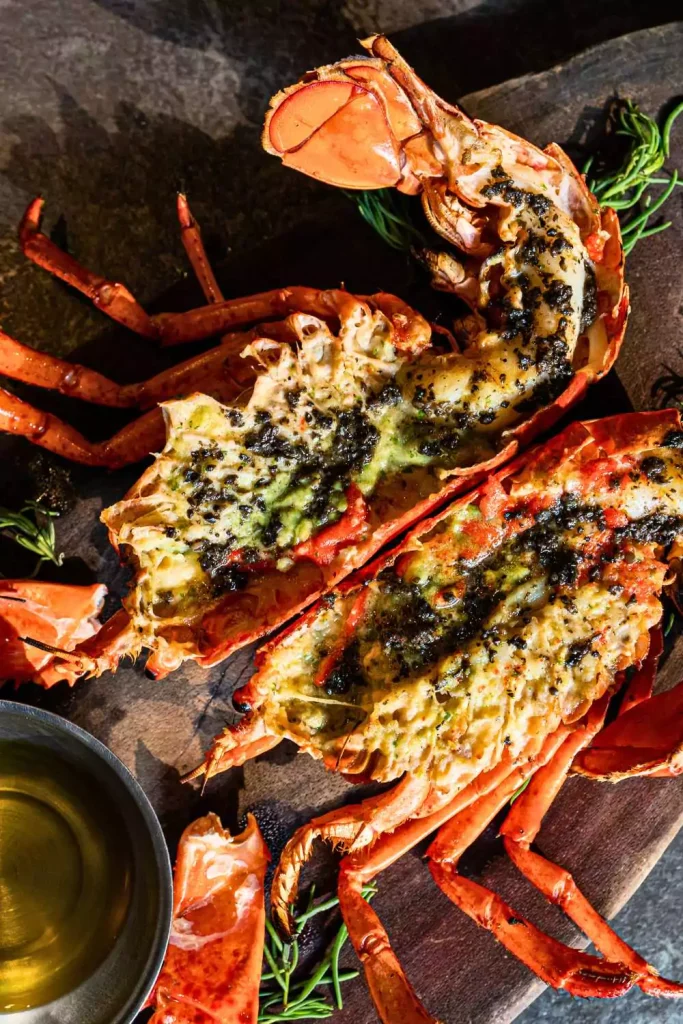 Grilled Lobster with Parmesan Butter