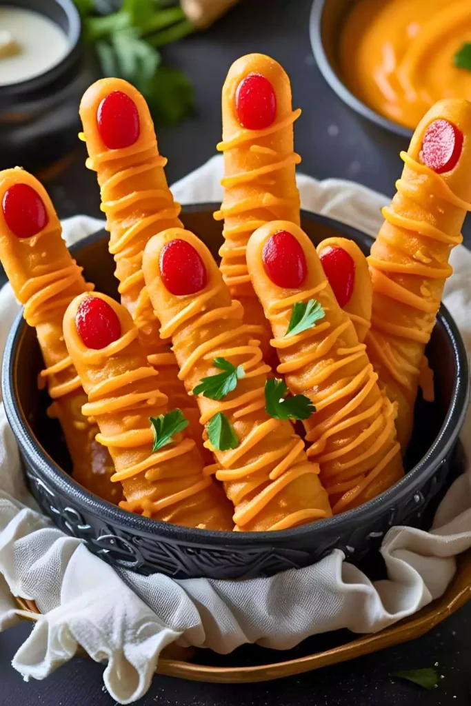 Cheesy Witch Fingers