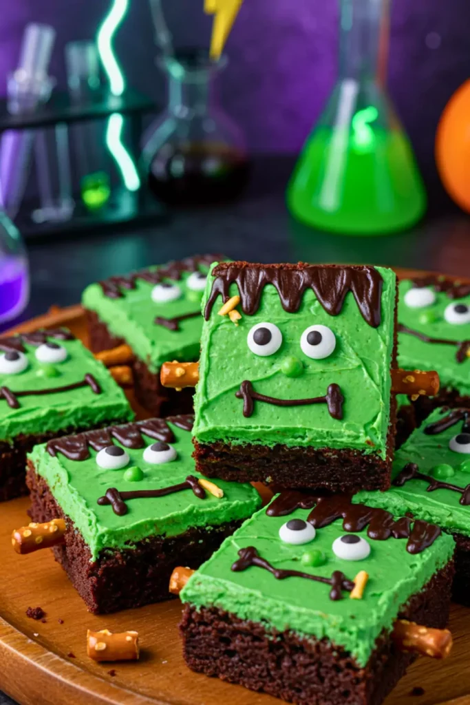Frankenstein Brownies