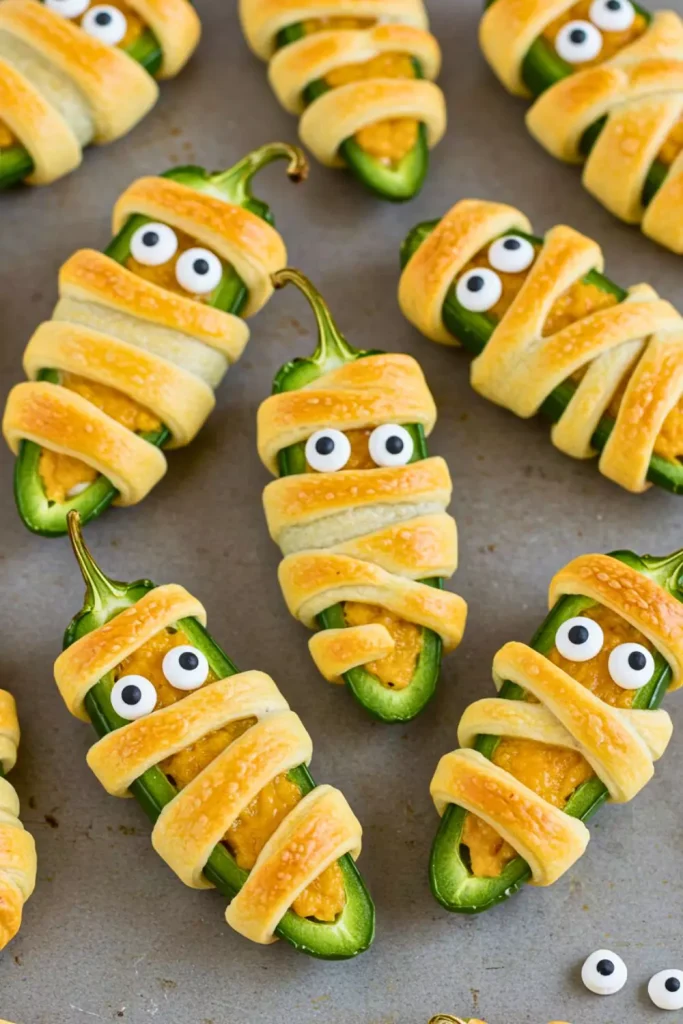 Mummy Jalapeño Poppers