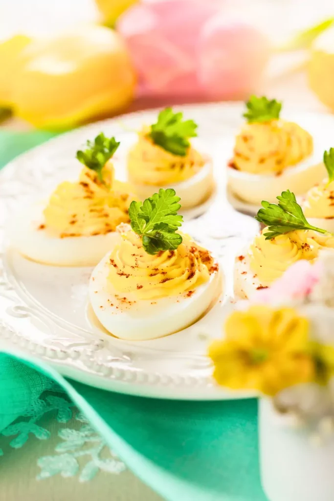 Pumpkin Deviled Eggs