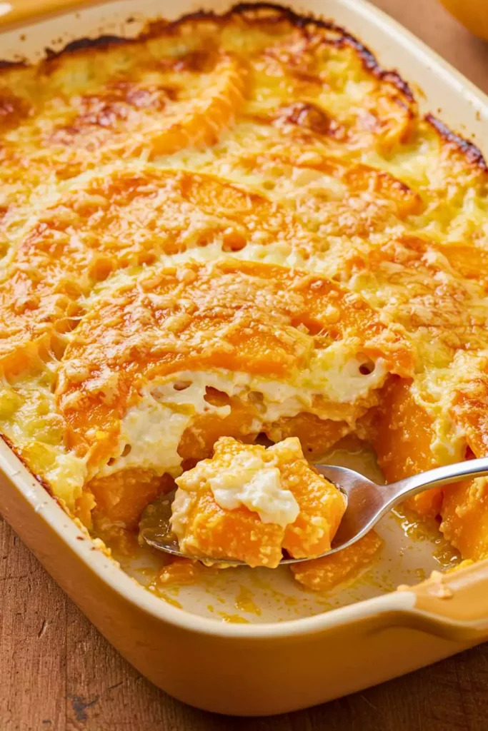 Butternut Squash Gratin with Parmesan
