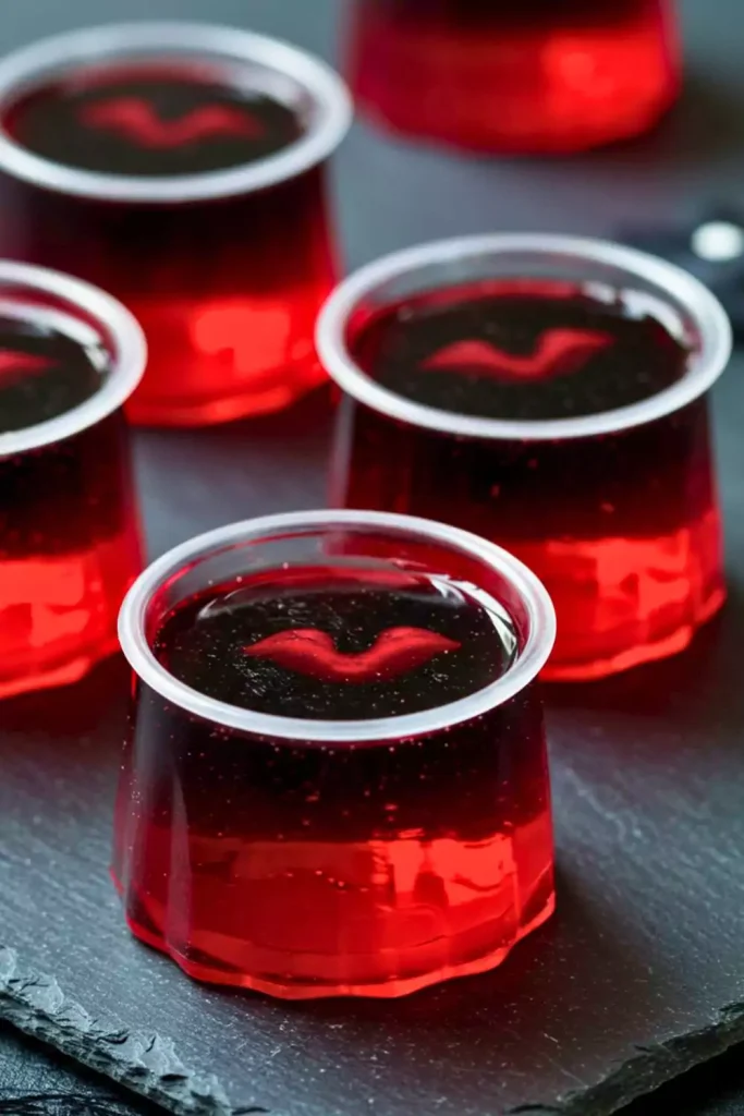 Vampire Kiss Jello Shots
