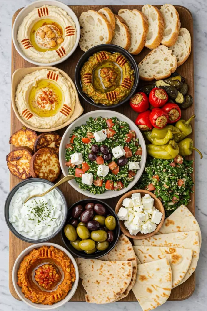 Fresh & Herbaceous Mezze