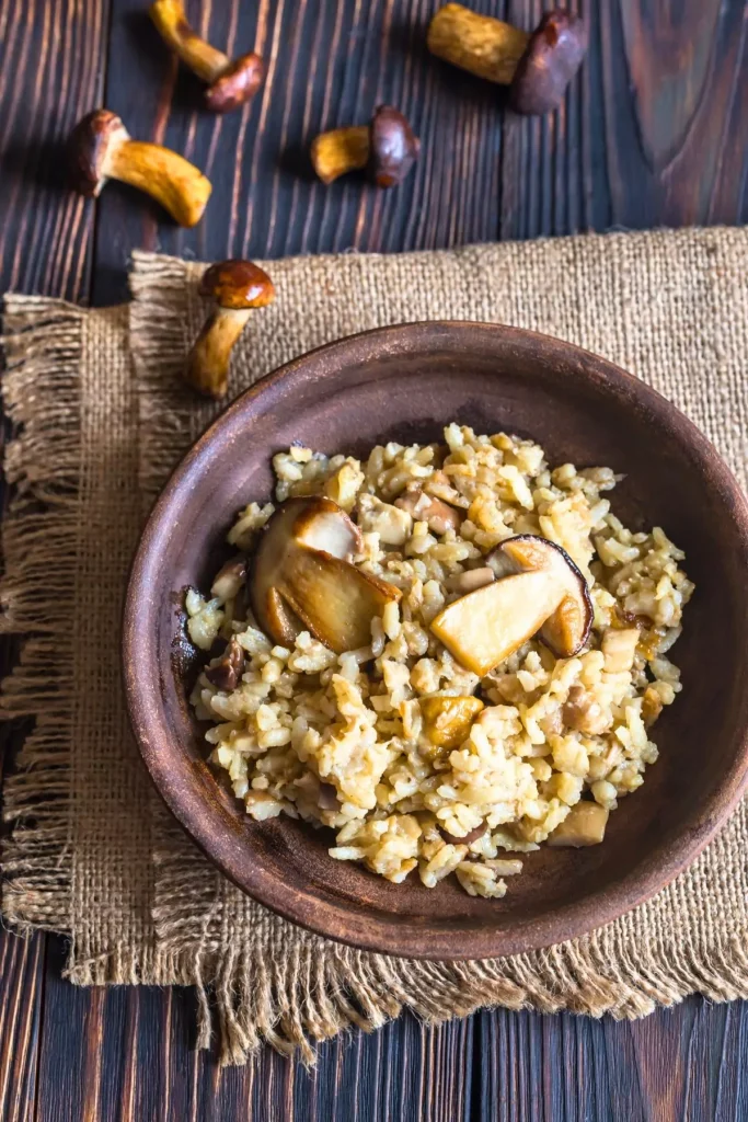 Portobello Risotto with Mascarpone