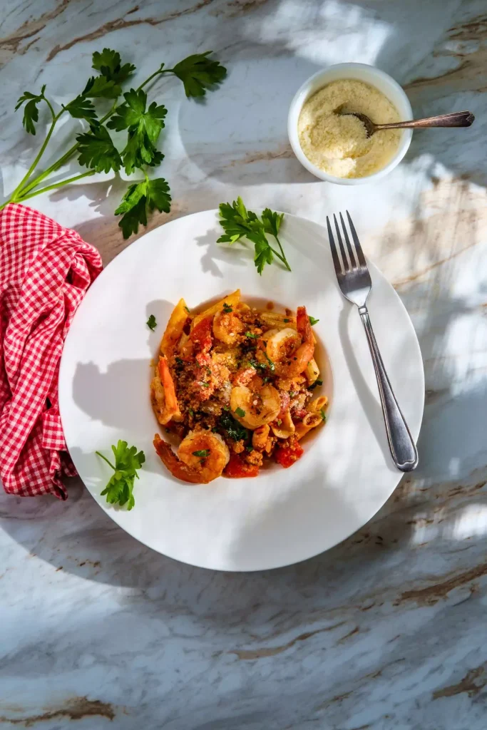 A bowl of hearty ragu Bolognese served over pappardelle pasta, garnished with grated Parmesan cheese, set against a rustic wooden table.