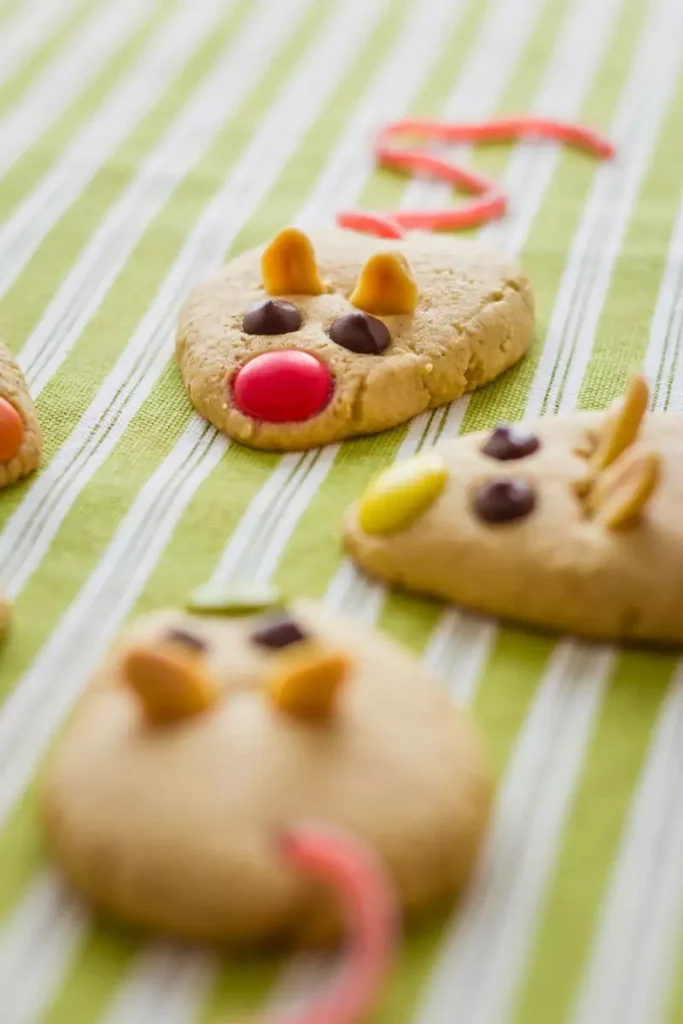 Peanut Butter Christmas Mice