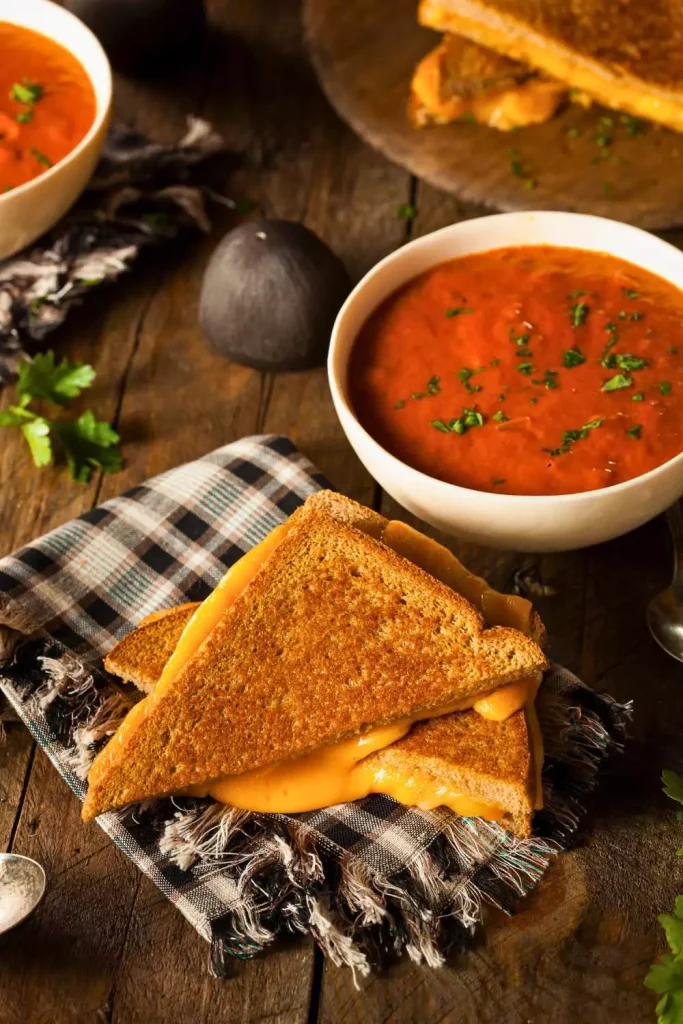 Grilled Cheese and Tomato Soup