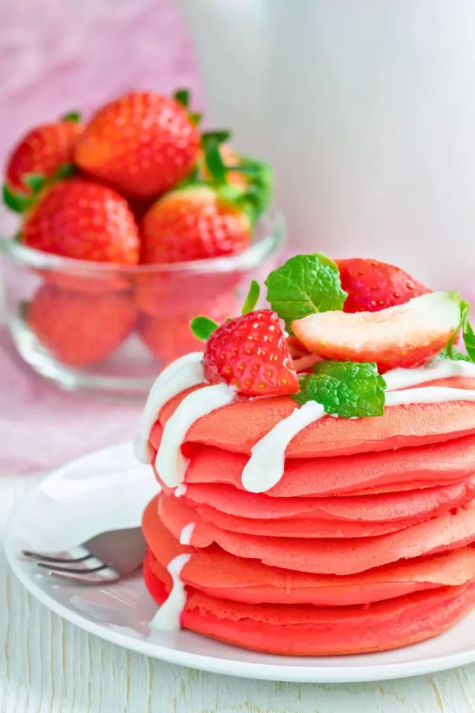 Red Velvet Pancakes