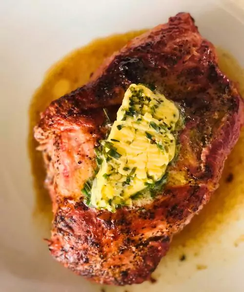 Roast Beef with Herb Butter