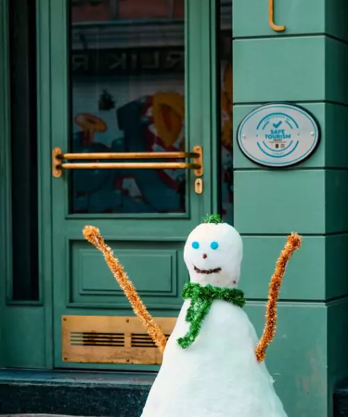 Snowman Door Décor