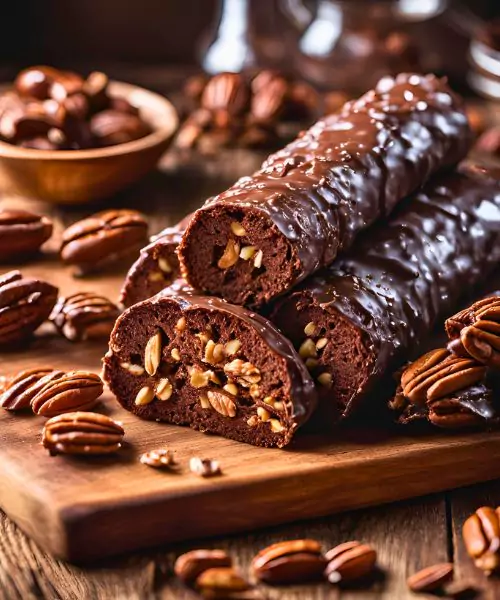 Tender Pecan Logs