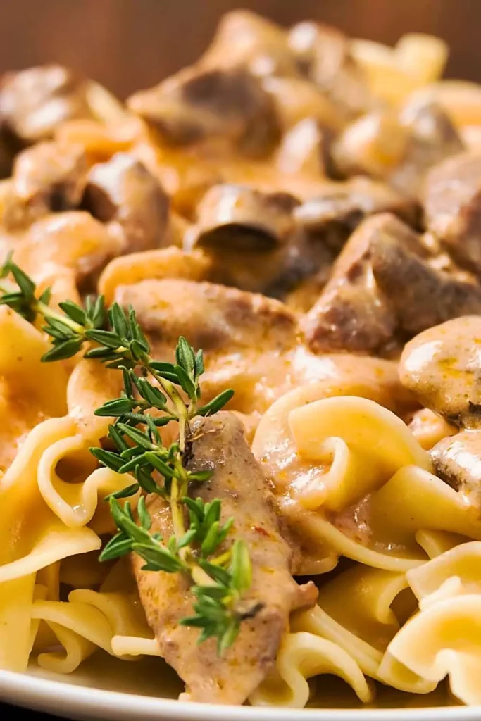 Beef Stroganoff