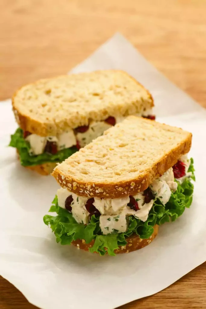 Blue Cheese Chicken Salad Sandwiches