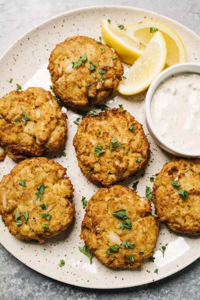 Crab Cakes with Lemon Aioli