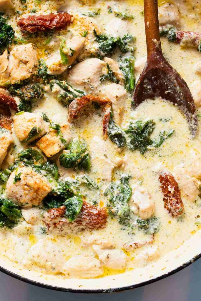 Creamy Tuscan Chicken Thighs