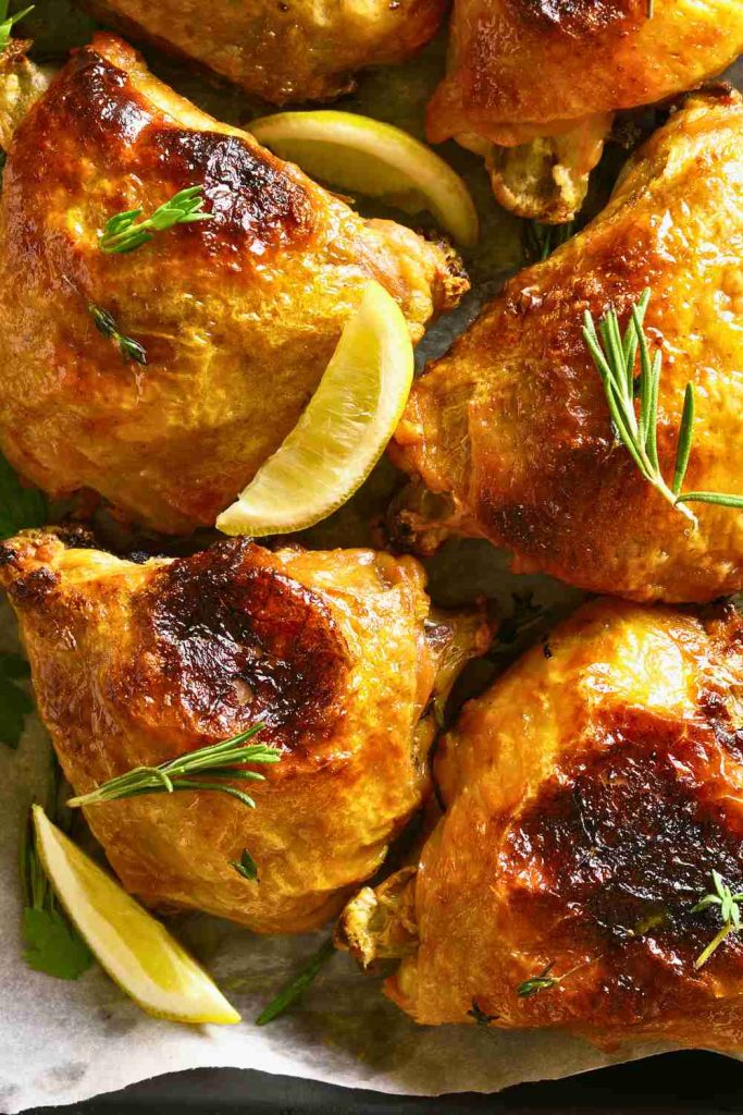 Crispy Oven-Baked Chicken Thighs