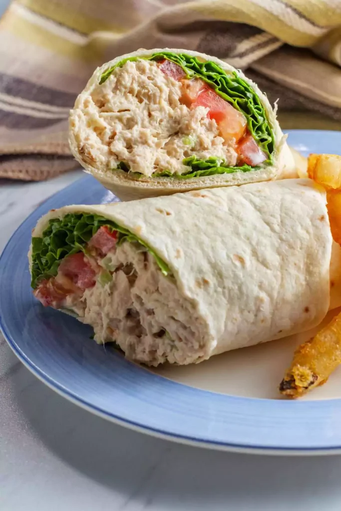 Crunchy Tuna Wraps