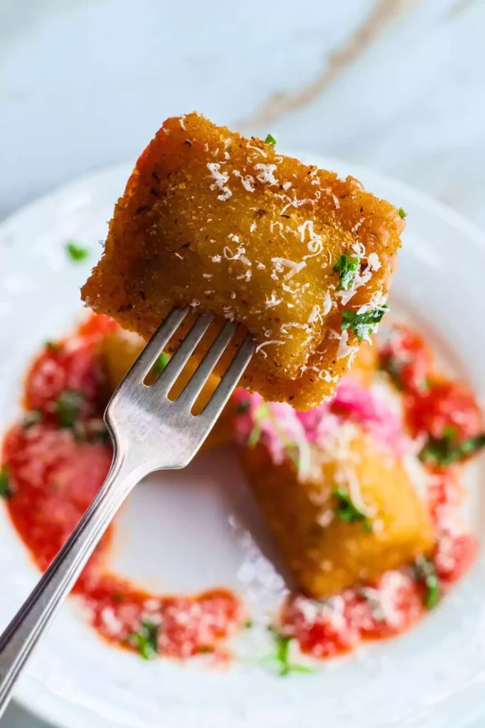 Fried Cheese Ravioli