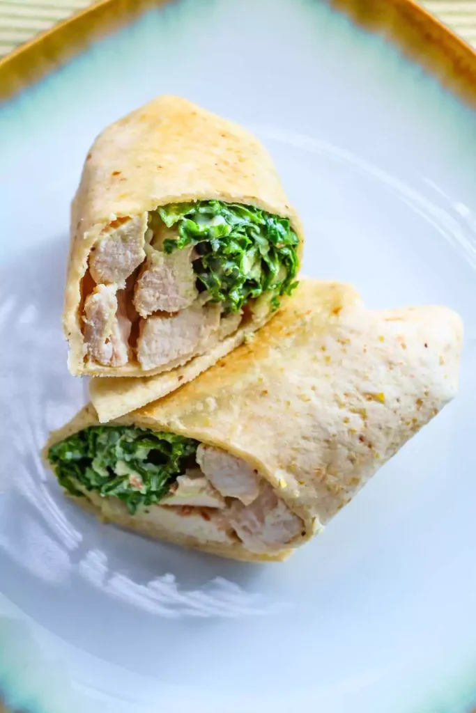 Garlic Chicken Wraps