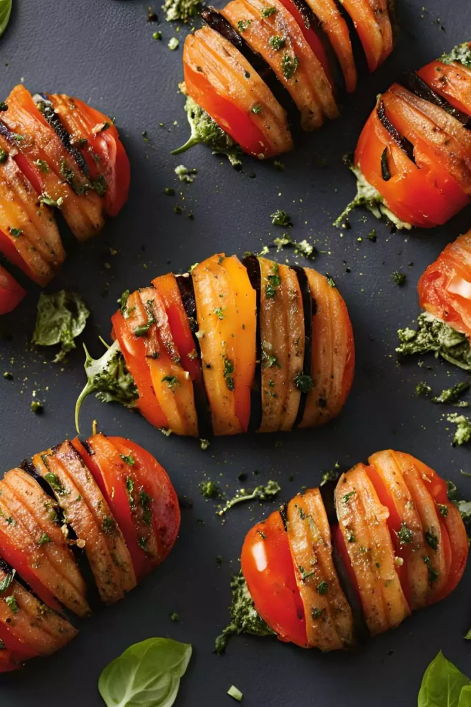 Hasselback Tomato Clubs