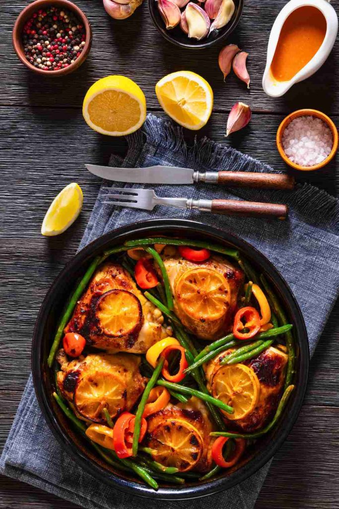 One-Pan Chicken Thighs and Veggies