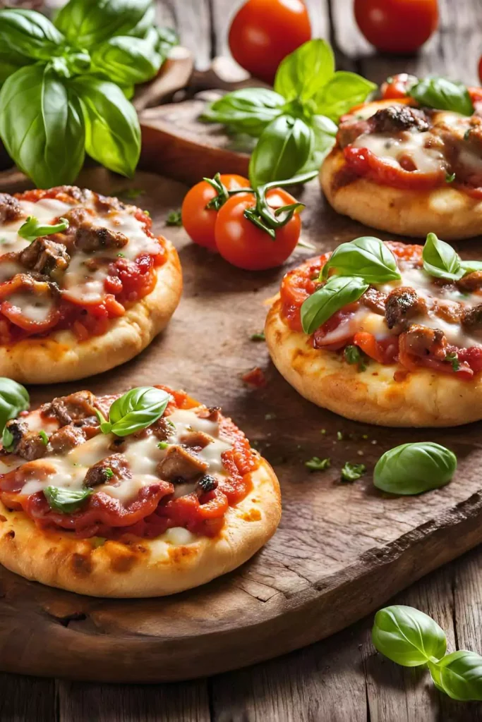 Open-Faced Pizza Burgers