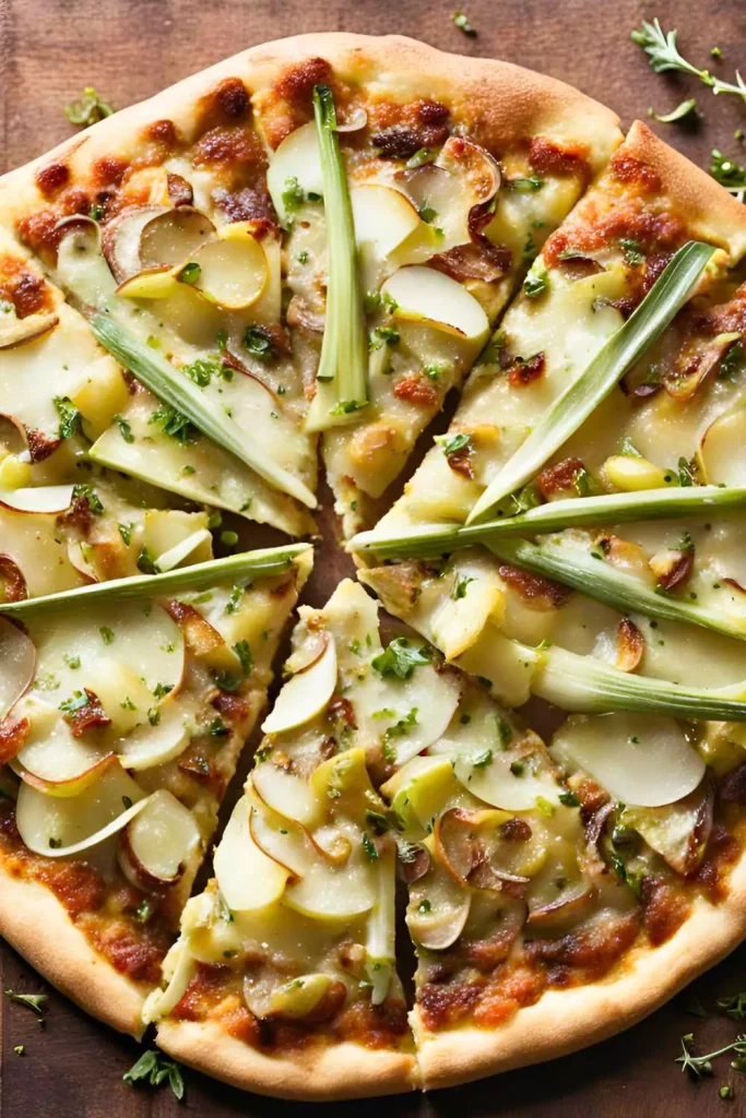 Potato and Leek Pizza