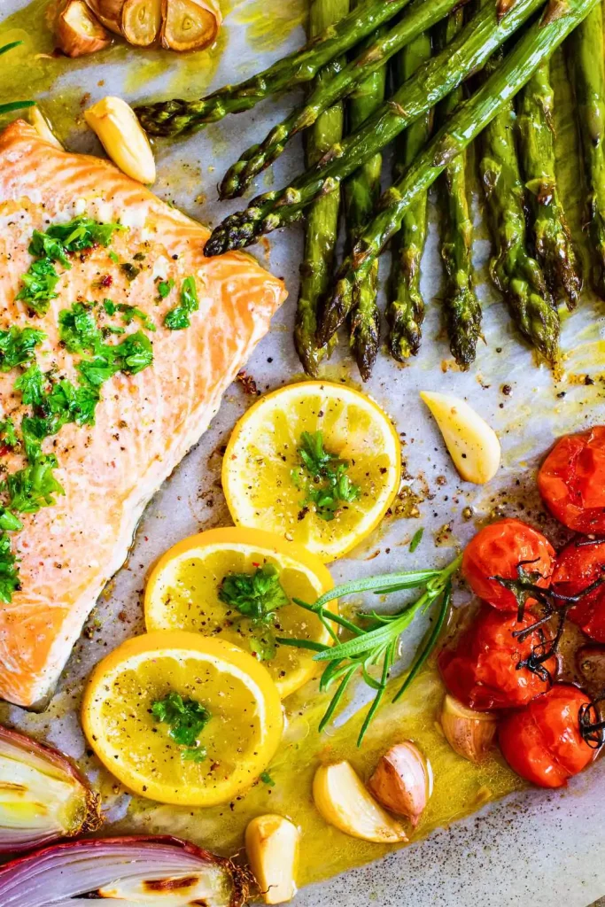 Sheet Pan Salmon and Veggies