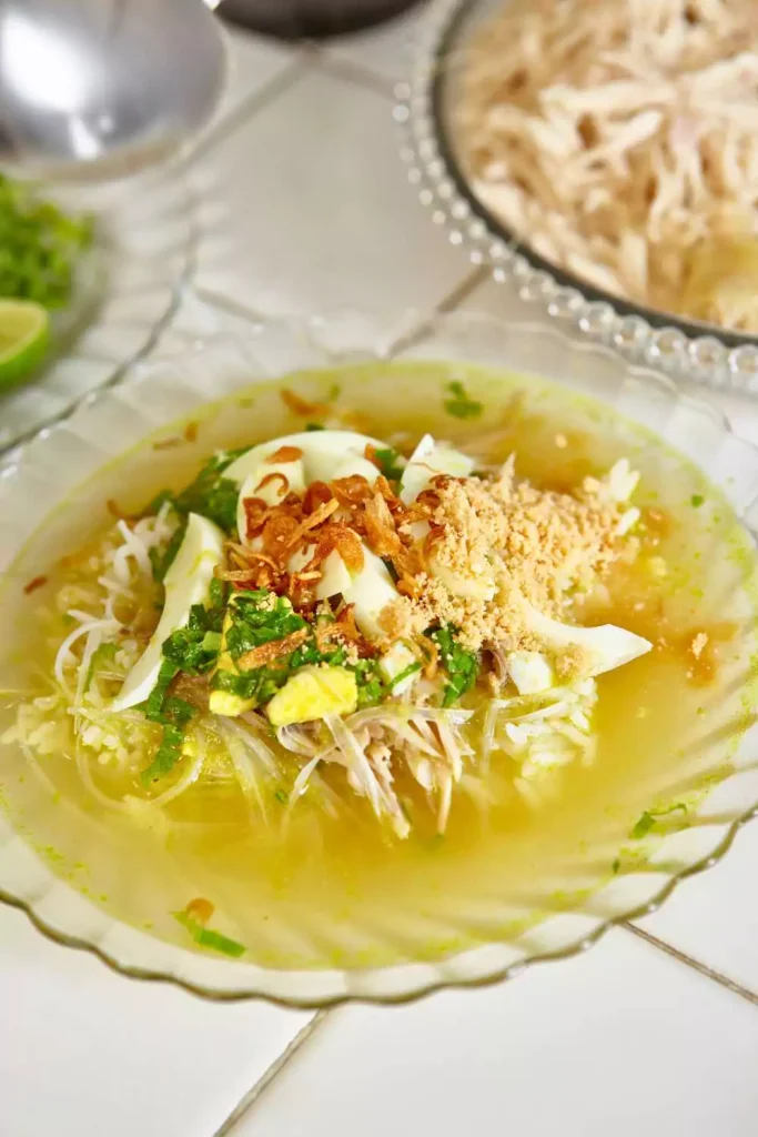 Shredded Chicken Soup