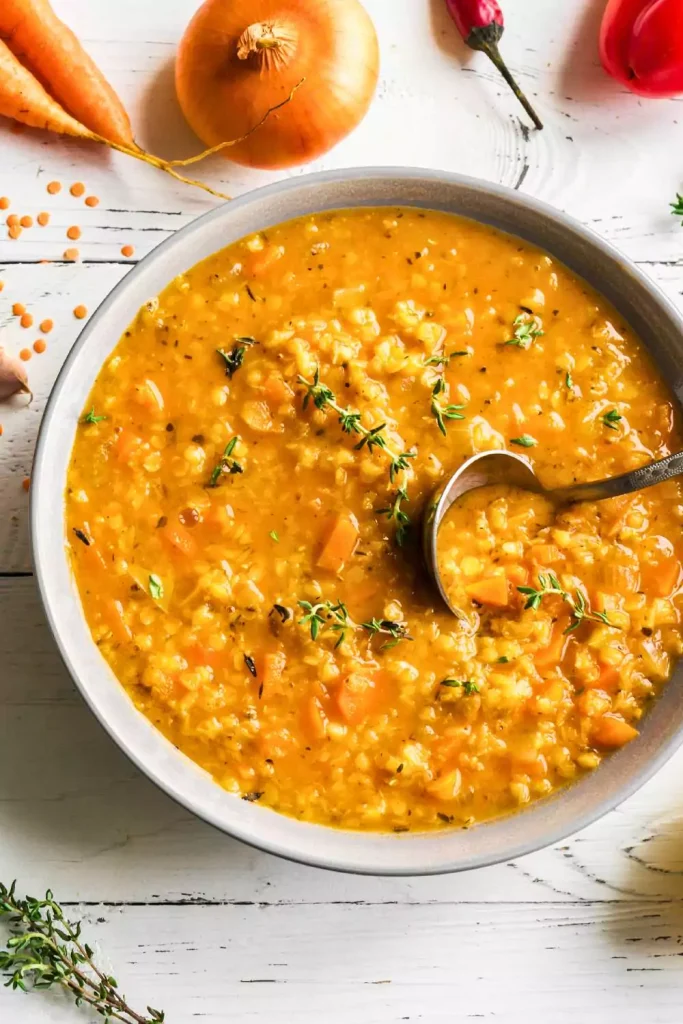 Tomato-garlic Lentil Bowls