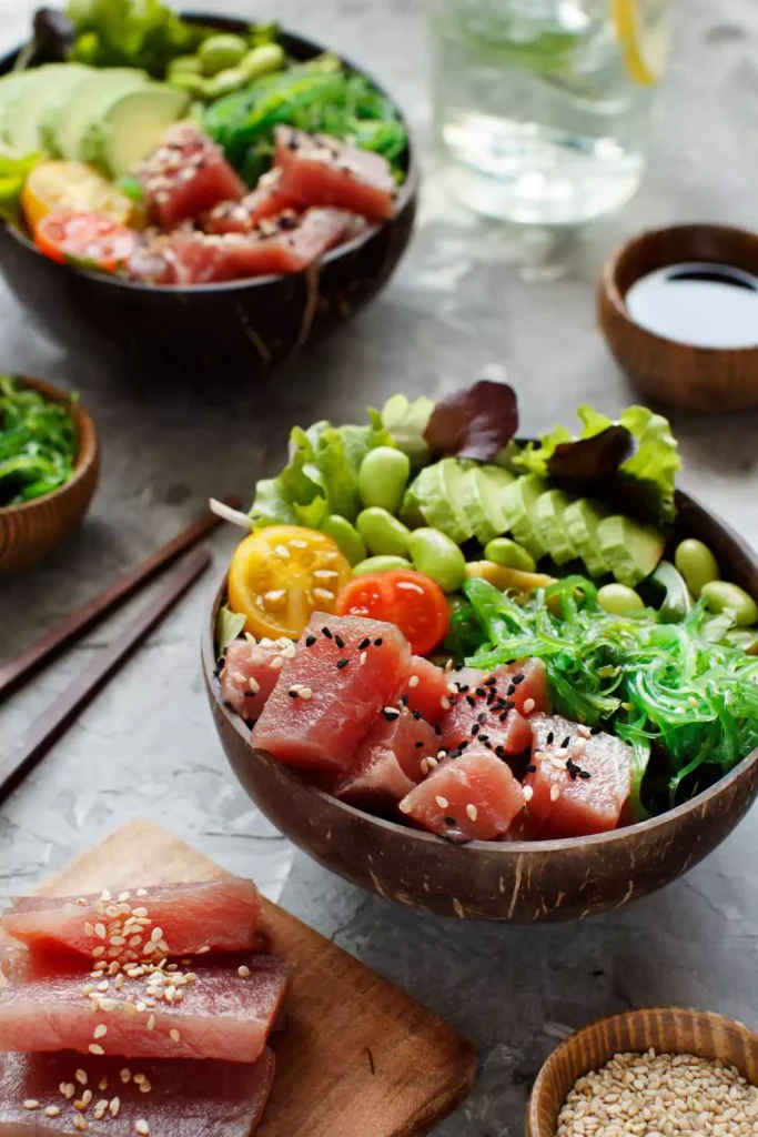 Tuna Poke Bowls