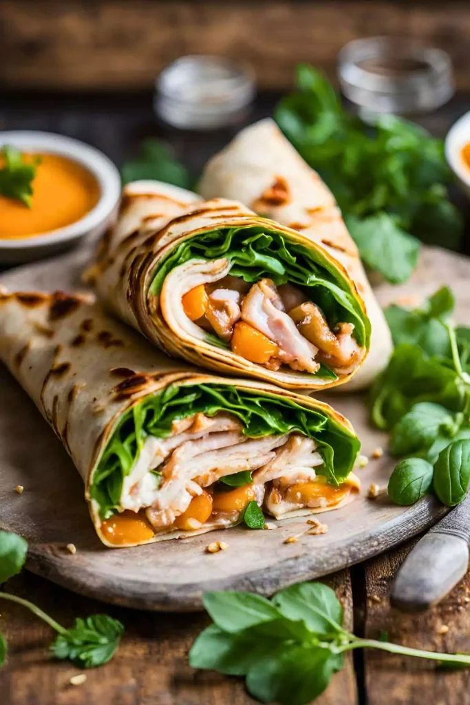 Turkey & Apricot Wraps