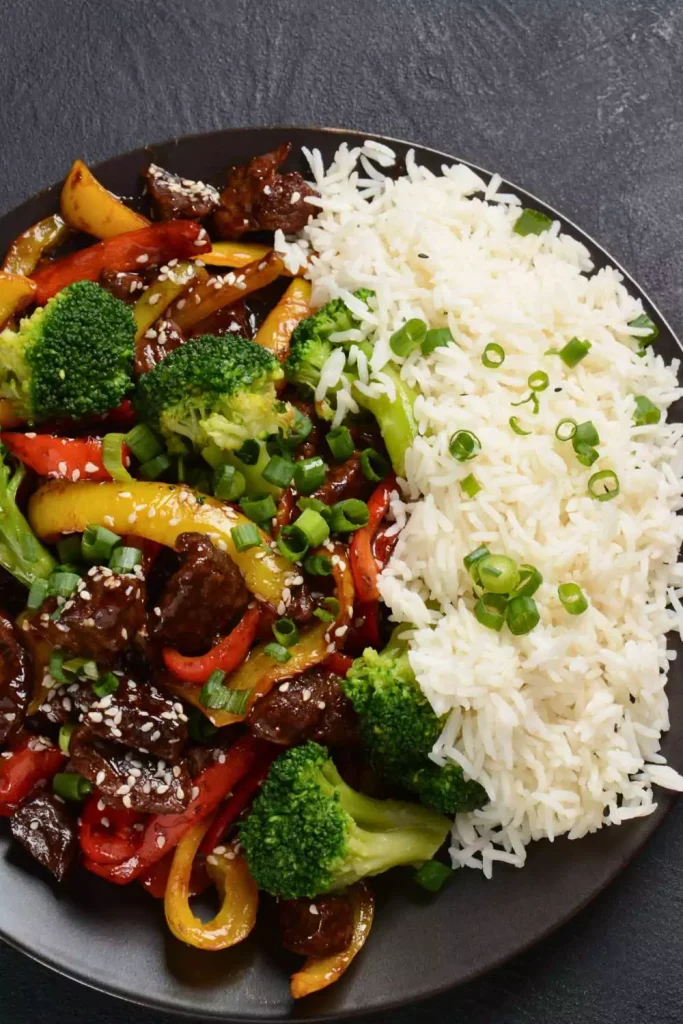 Veggie Stir-Fry with Rice