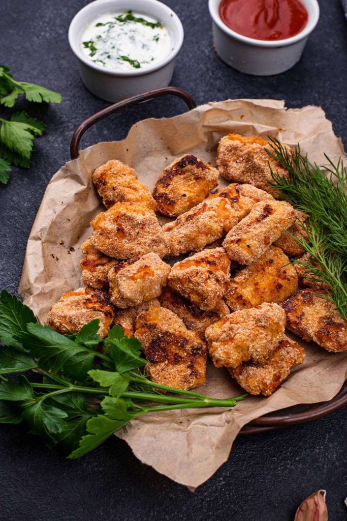 Baked Parmesan Chicken Nuggets