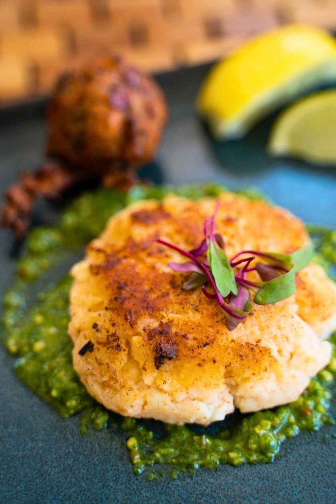 1. Lobster Mushroom “Crab” Cakes - Pinned Recipe
