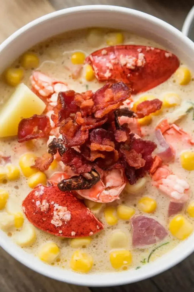 Florida-Lobster-And-Corn-Chowder