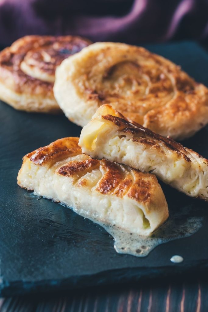 Cheese-Stuffed Flatbread