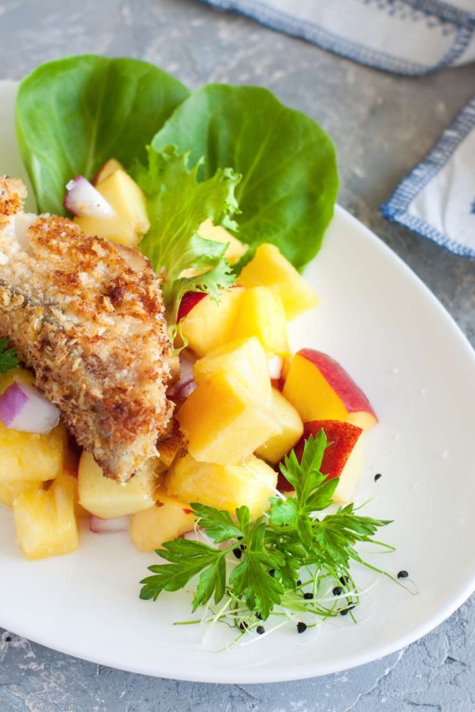 Simple BBQ Mahi Mahi with Pineapple Salsa