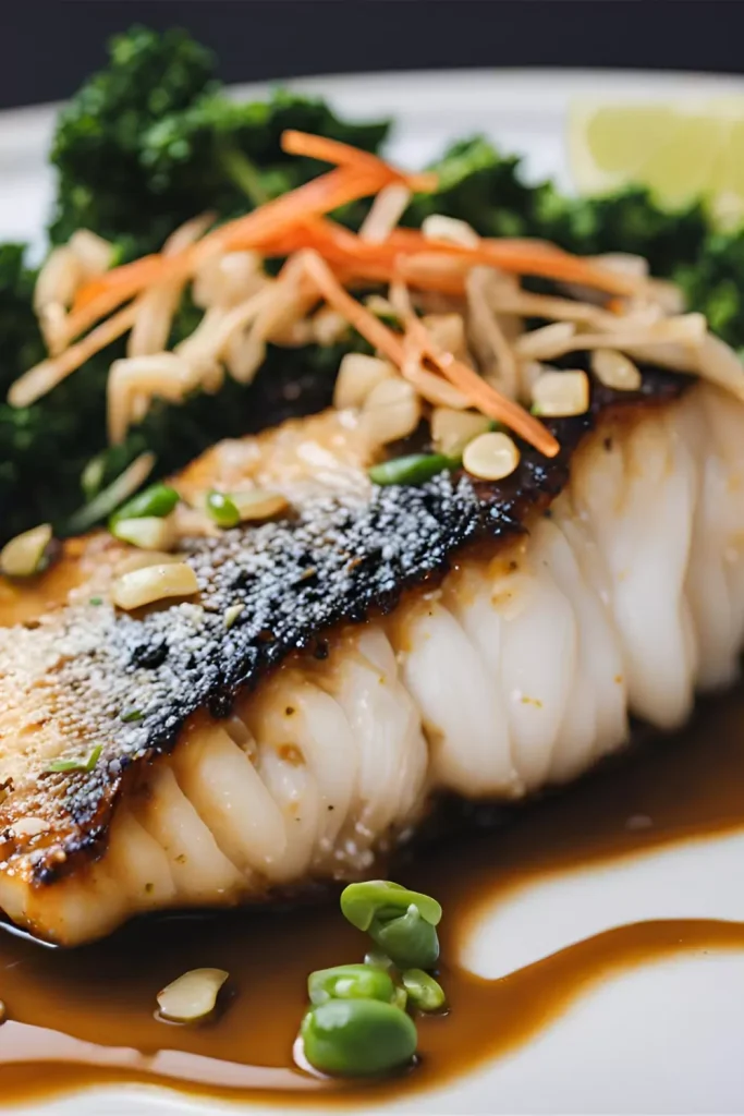 Asian-Inspired Soy Ginger Sea Bass