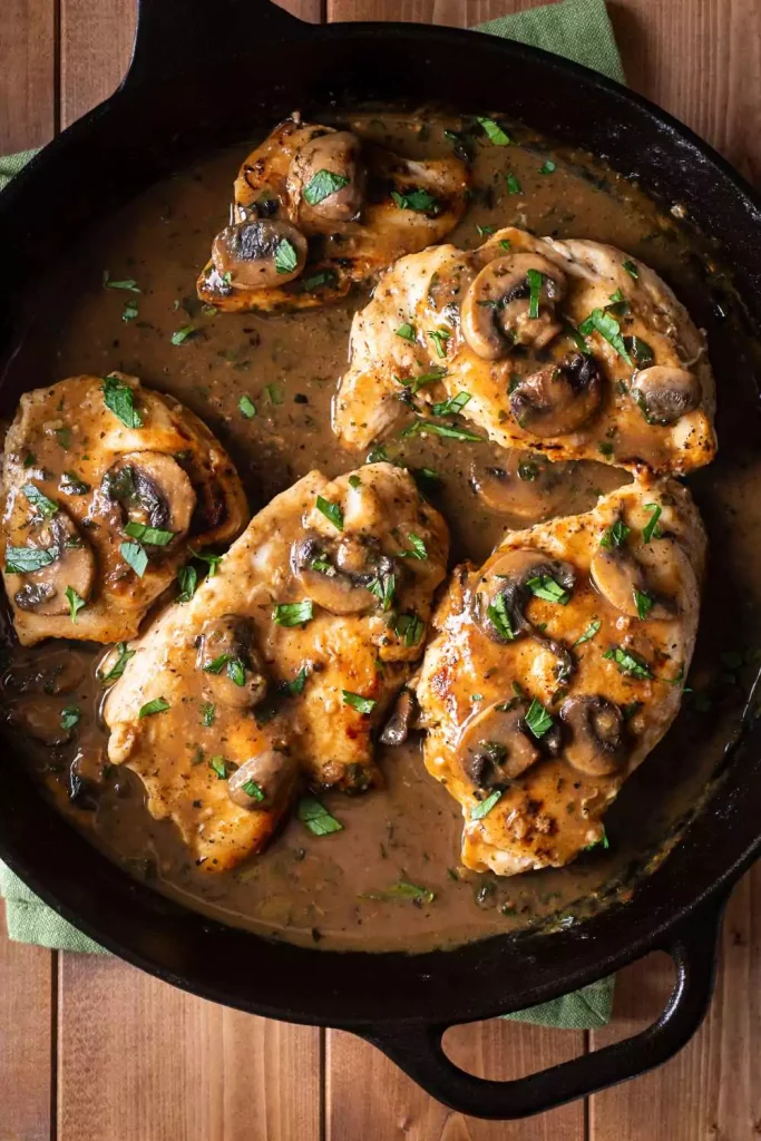 Skillet Chicken Marsala