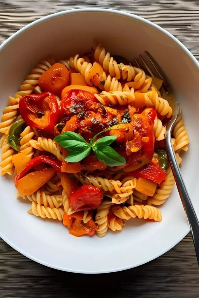 Roasted Red Pepper Fusilli