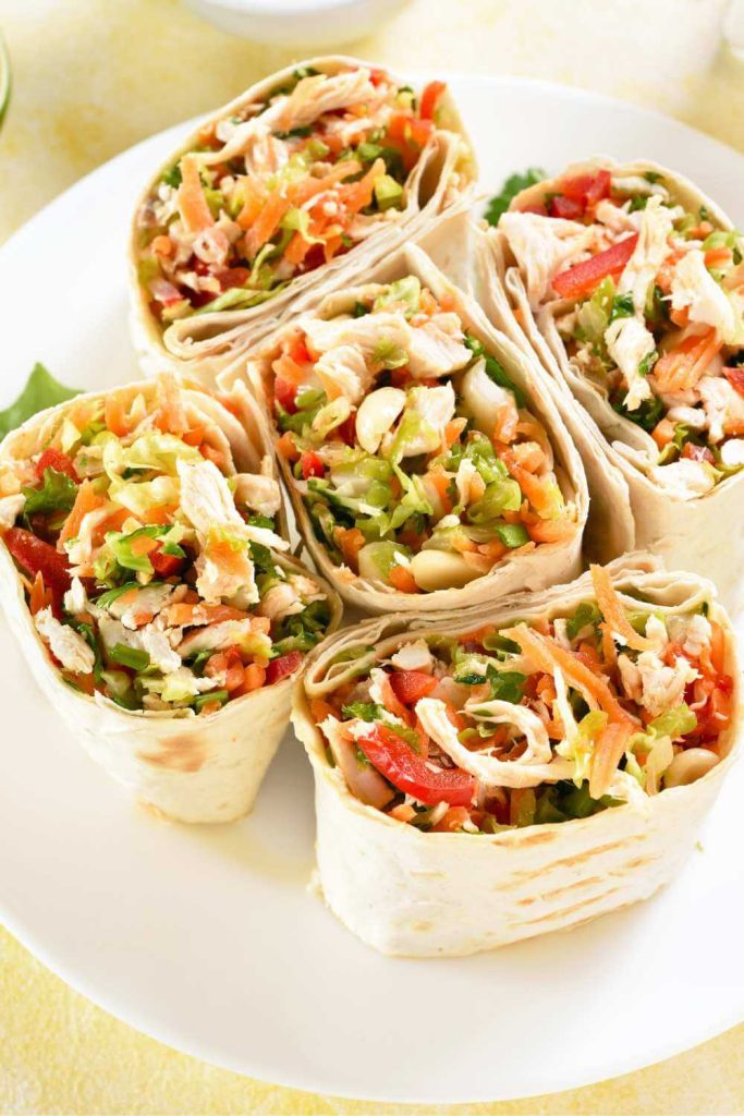 Mediterranean Grilled Fish Wraps