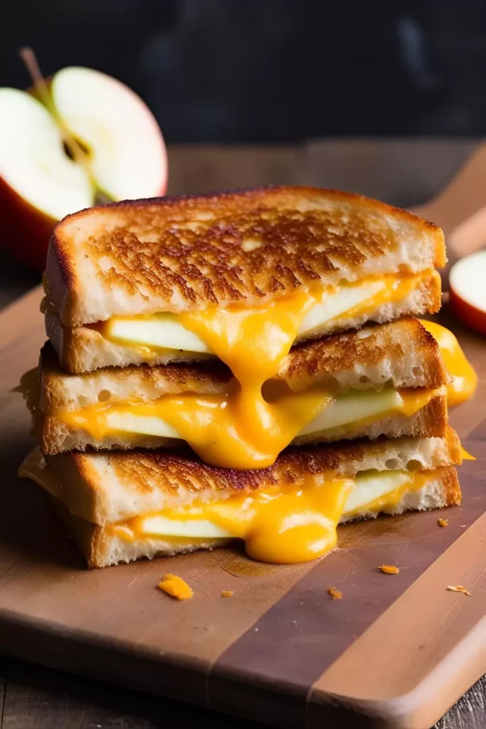 Apple and Cheddar Grilled Cheese