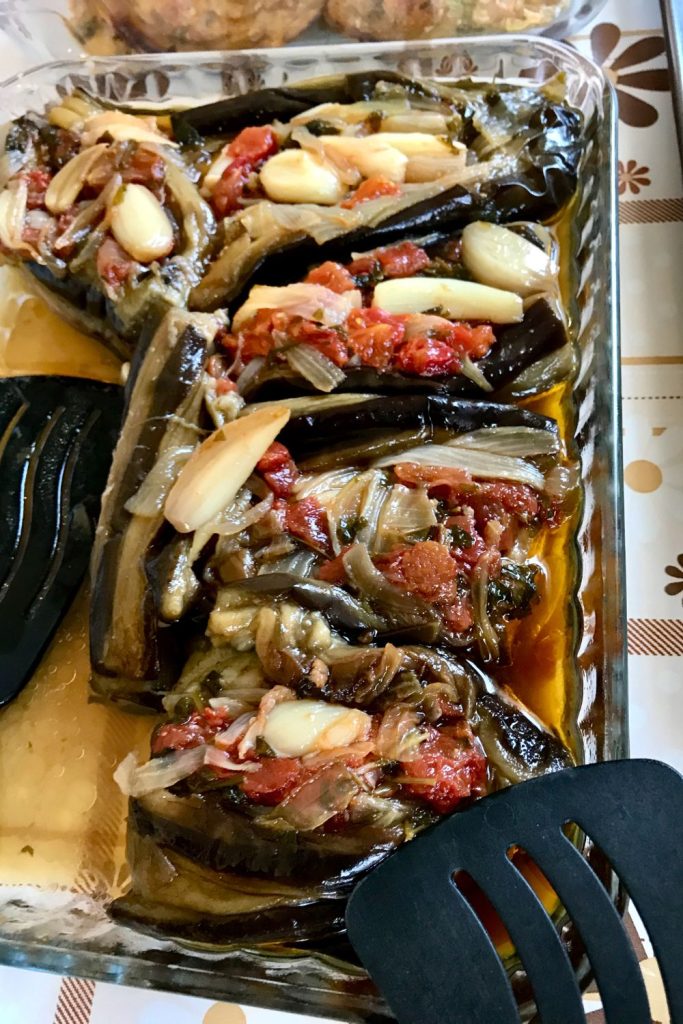 16. Turkish Imam Bayildi (Stuffed Eggplant)