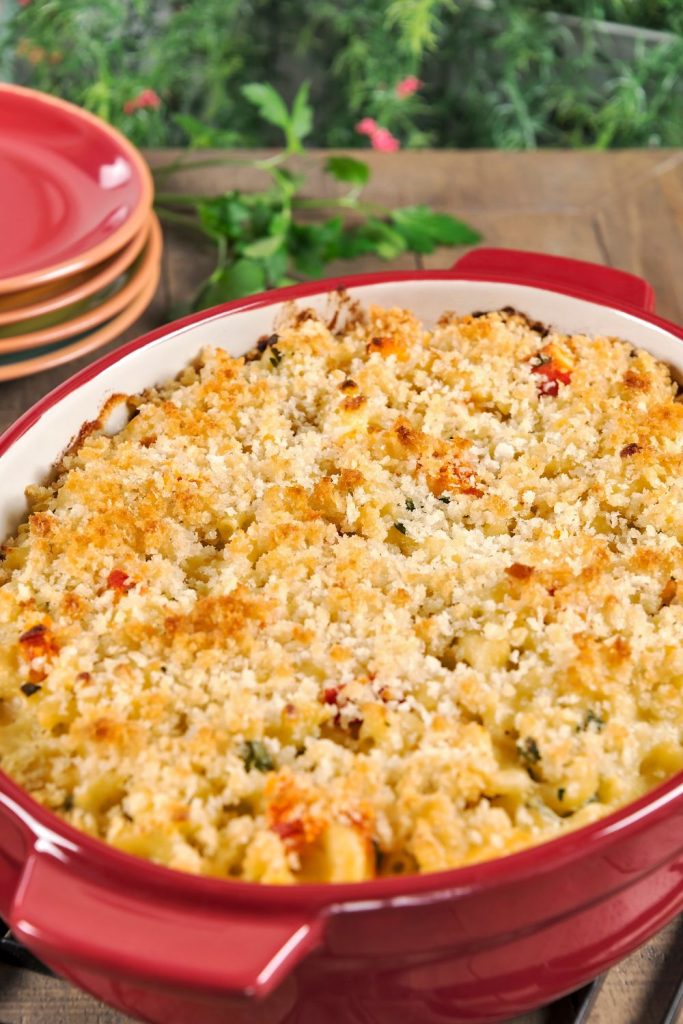 Lobster Mac and Cheese Brunch Bake