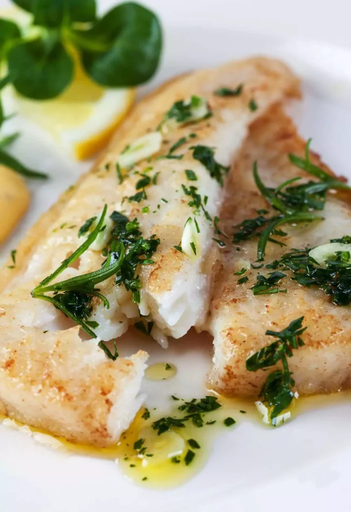 Baked Fish Fillet with Garlic Butter