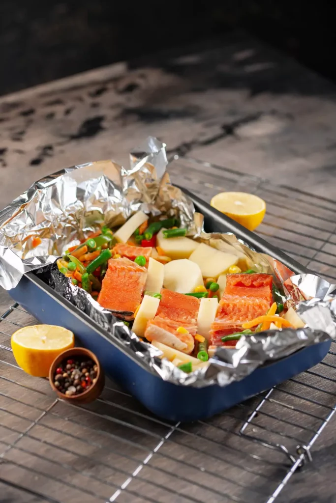 Garlic Butter Salmon in Foil