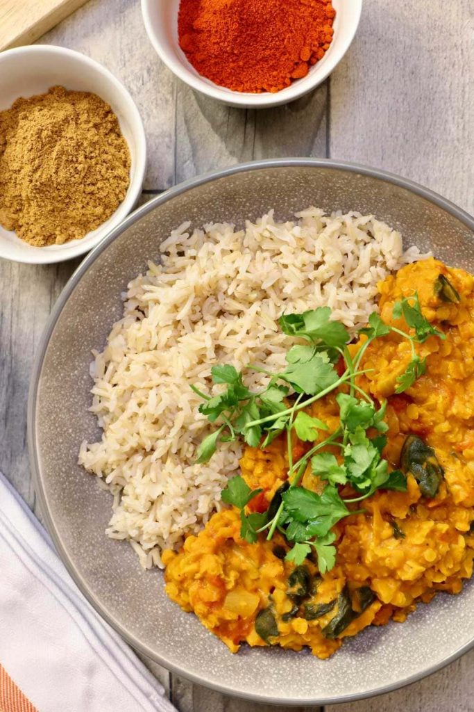 Turmeric Rice in a Rice Cooker