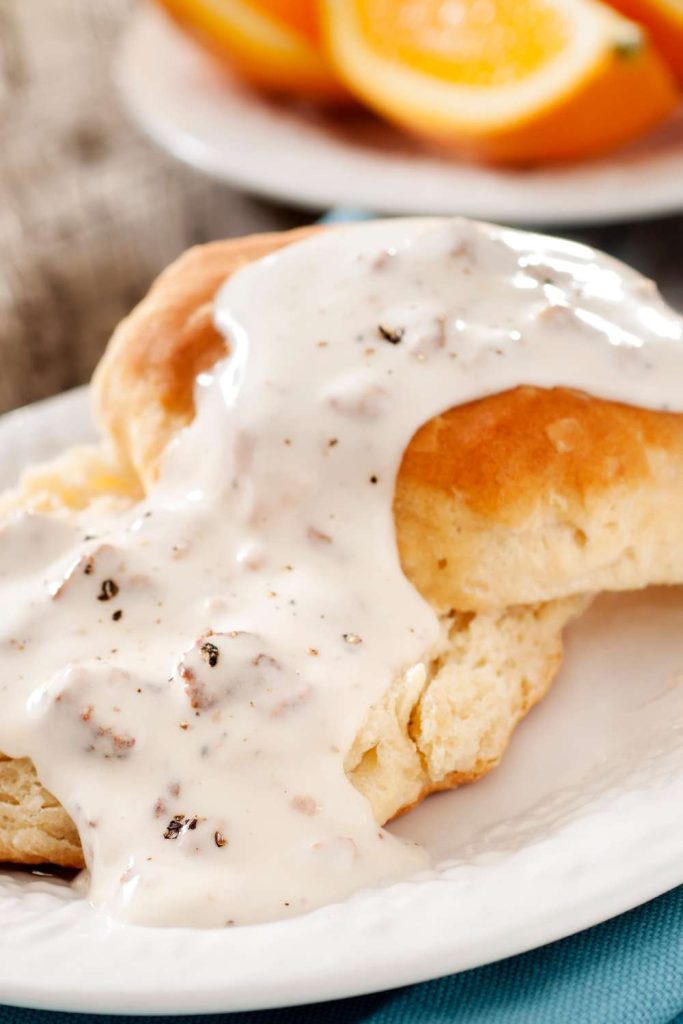 Sour Cream-Leek Biscuits